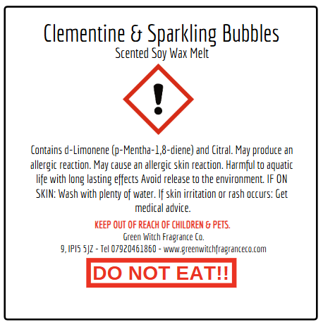 Clementine & Sparkling Bubbles