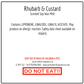 Rhubarb & Custard